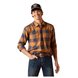 10046290 Ariat Men's Hamilton Retro Fit Long Sleeve Snap Shirt - Comb Honey