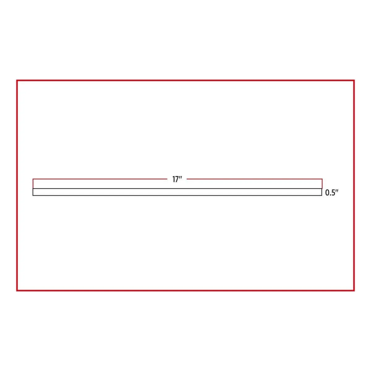 17" Dual Revolution Amber/Green Marker LED Undermount Strip