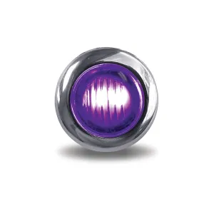3/4" Dual Revolution Amber/Purple LED Marker Light