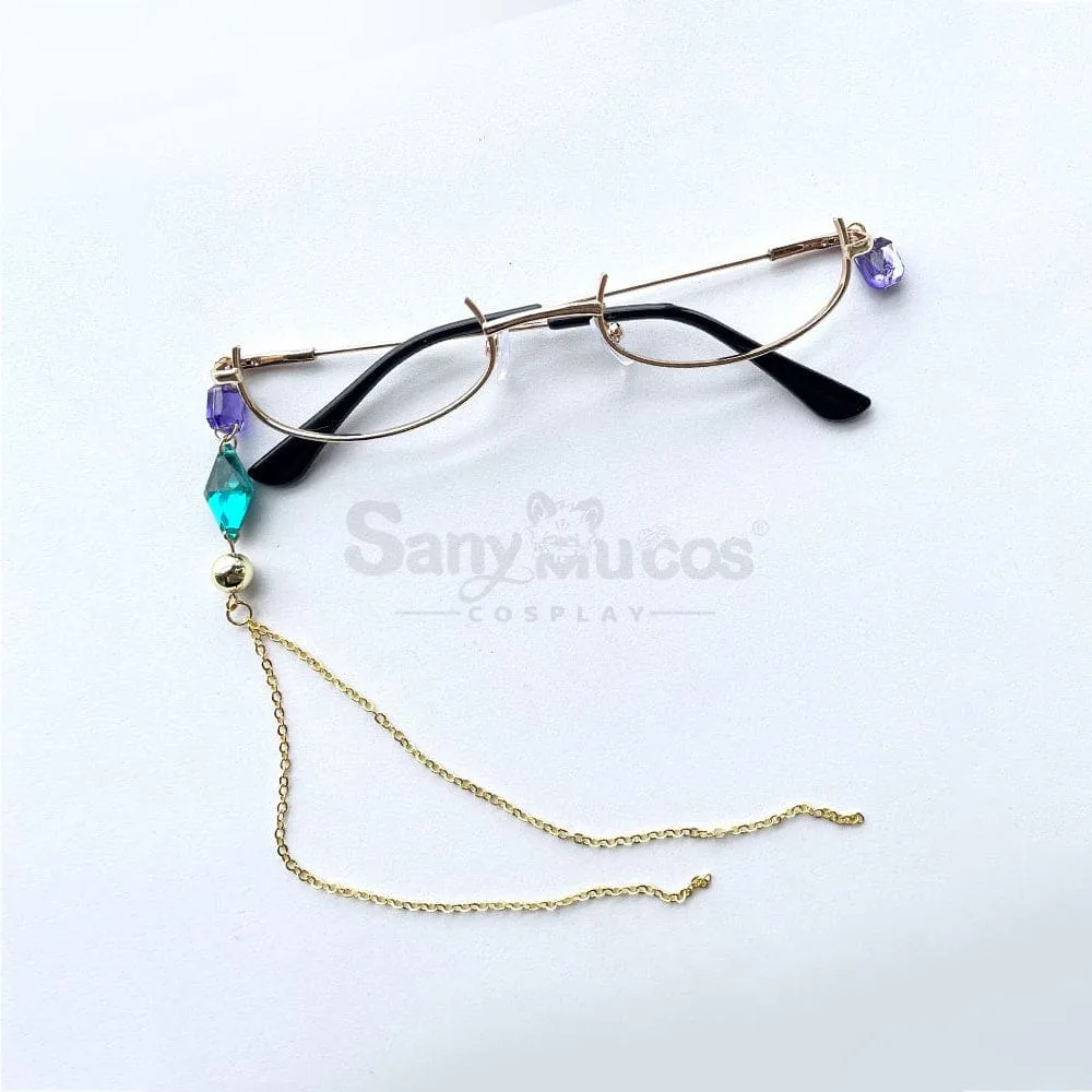 Game Genshin Impact Cosplay Baizhu's Glasses & Hairpin Accessory