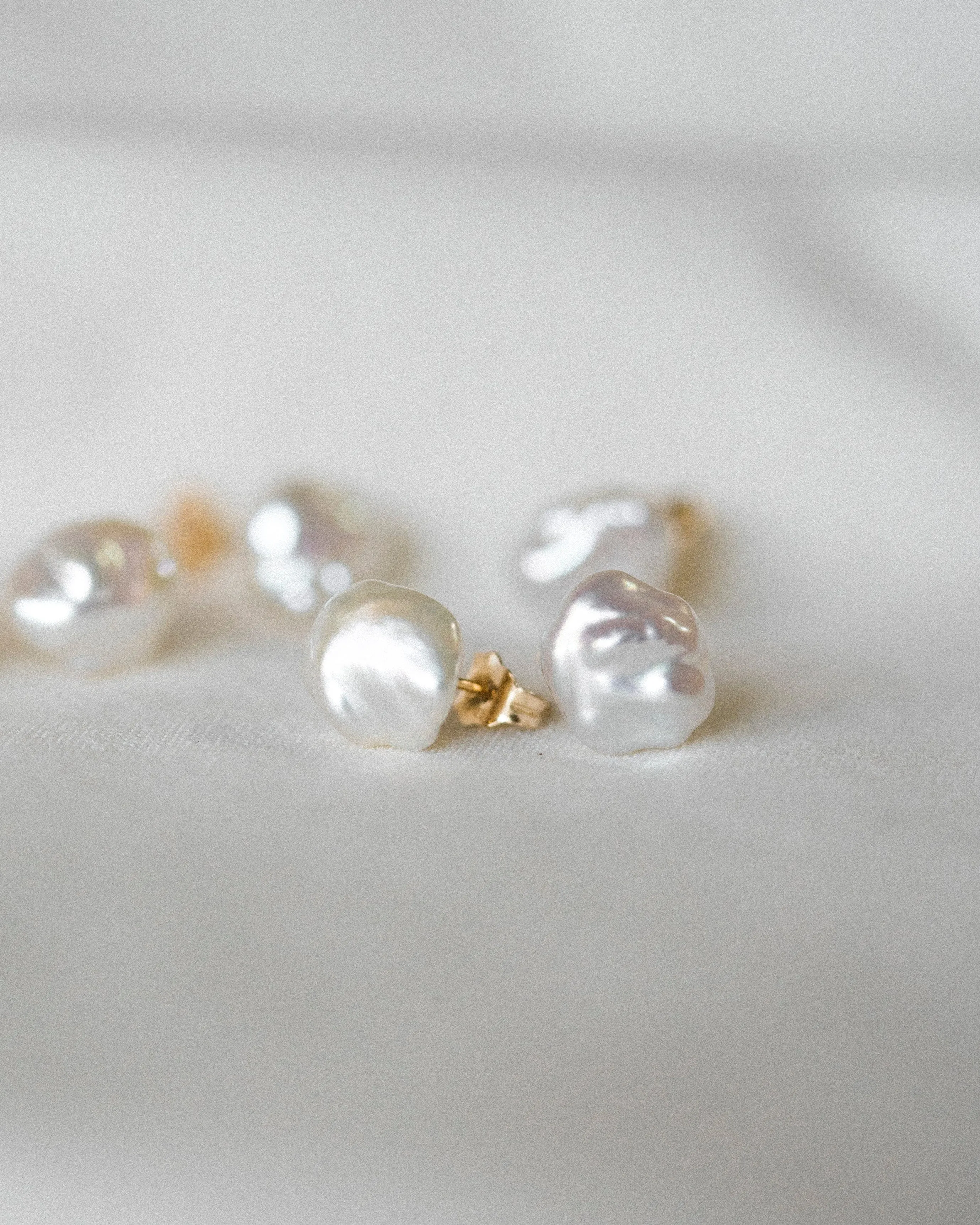 Irregular Pearl Studs