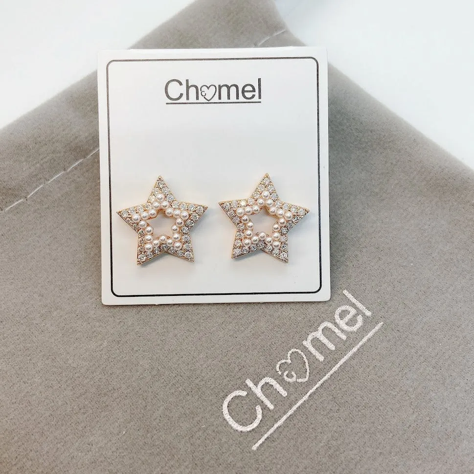 Star Pearl Earrings