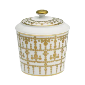 Tiara White & Gold Sugar Box